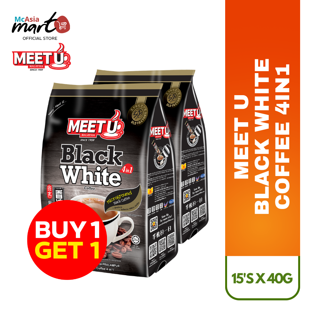 MEET U BLACK WHITE COFFEE BUY 1 TAKE 1 - MCASIA