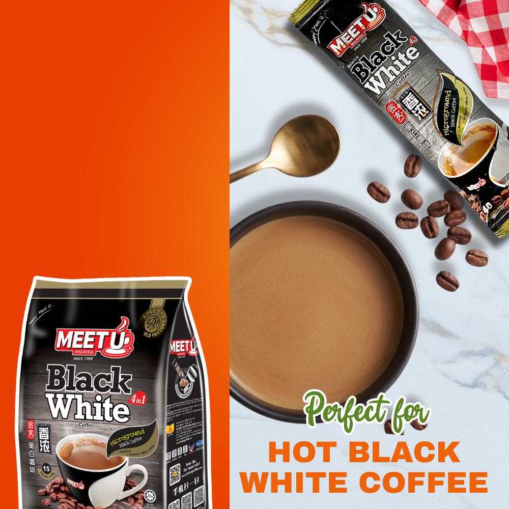 MEET U BLACK WHITE COFFEE BUY 1 TAKE 1 - MCASIA