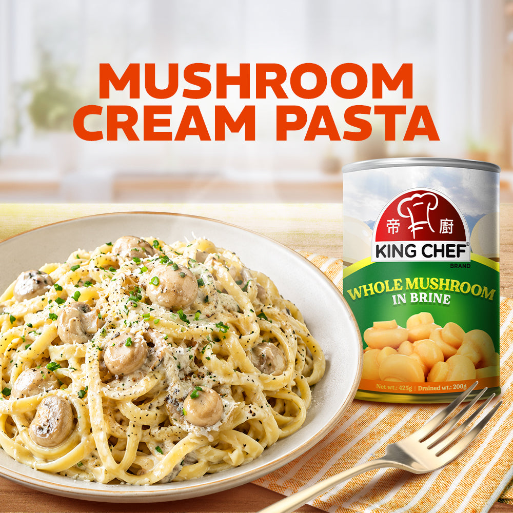 KING CHEF CANNED MUSHROOM WHOLE EASY OPEN - MCASIA