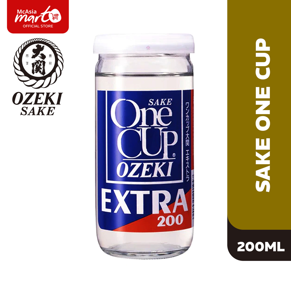 OZEKI SAKE ONE CUP 200ML McAsia Mart