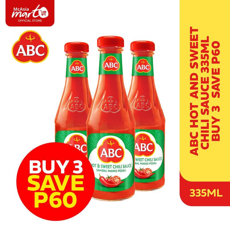ABC HOT AND SWEET CHILI SAUCE BUY 3 SAVE 60 - MCASIA