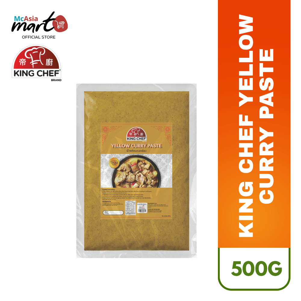 KING CHEF YELLOW CURRY PASTE 500G - MCASIA