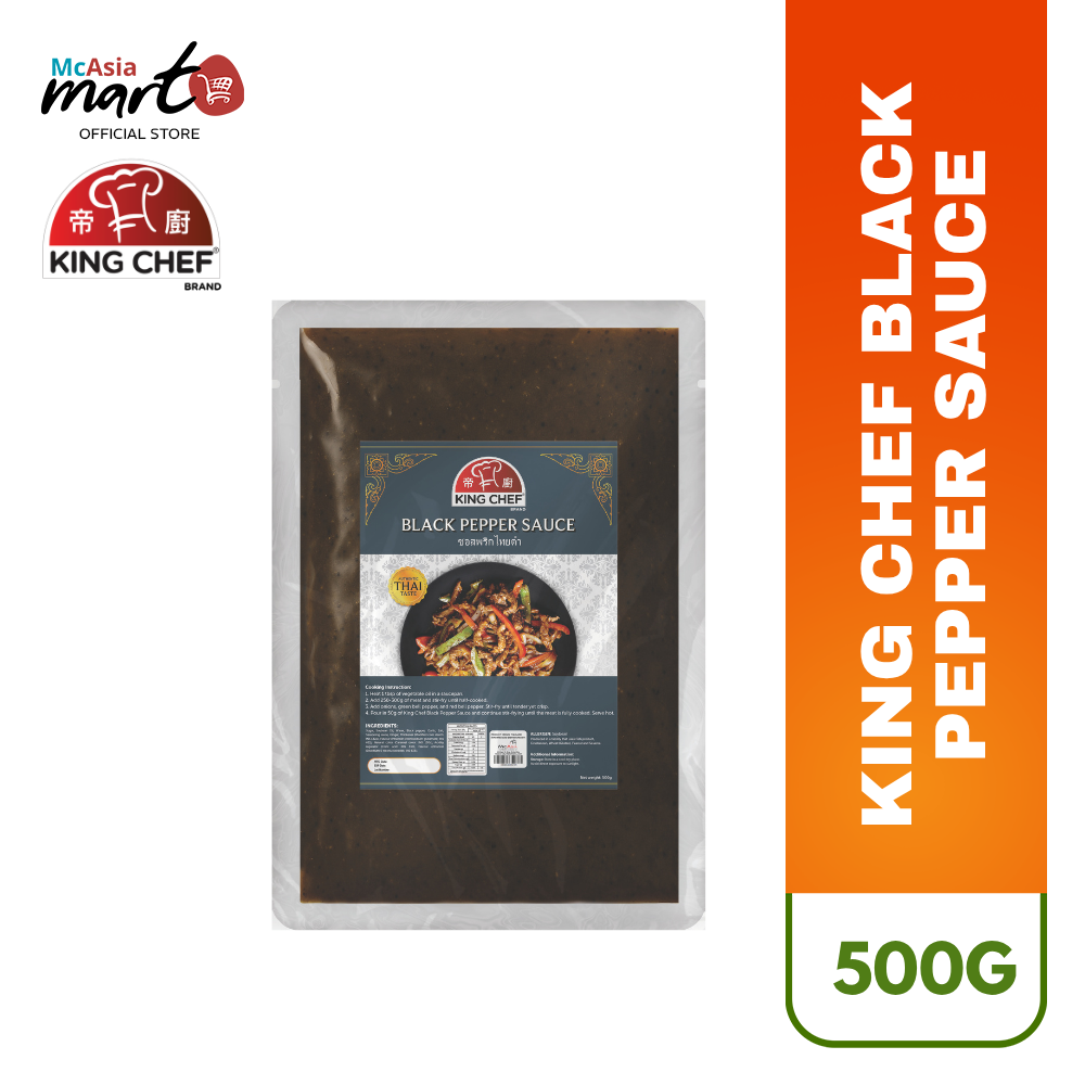 KING CHEF BLACK PEPPER SAUCE 500G - MCASIA