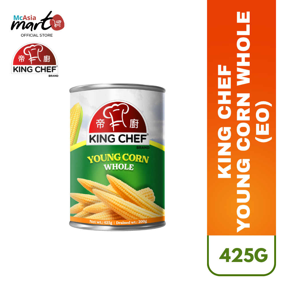 KING CHEF CANNED YOUNG CORN EASY OPEN 425G