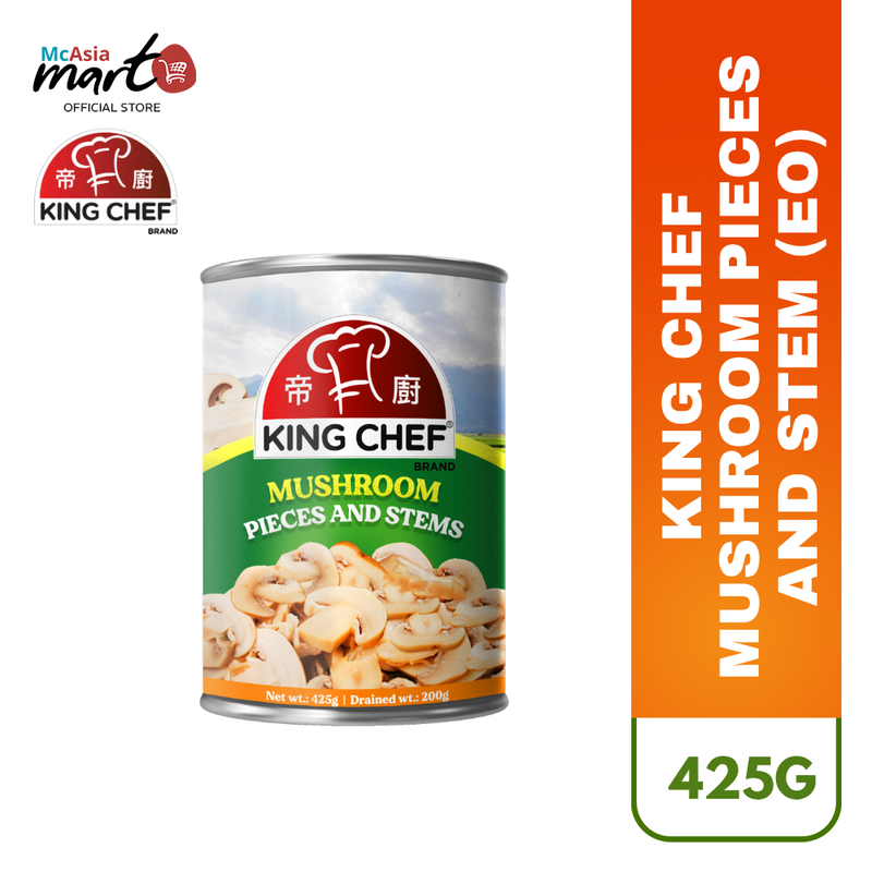 KING CHEF MUSHROOM PIECES AND STEM EASY OPEN