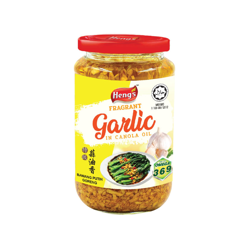 HENG'S FRAGRANT GARLIC IN CANOLA OIL 300G