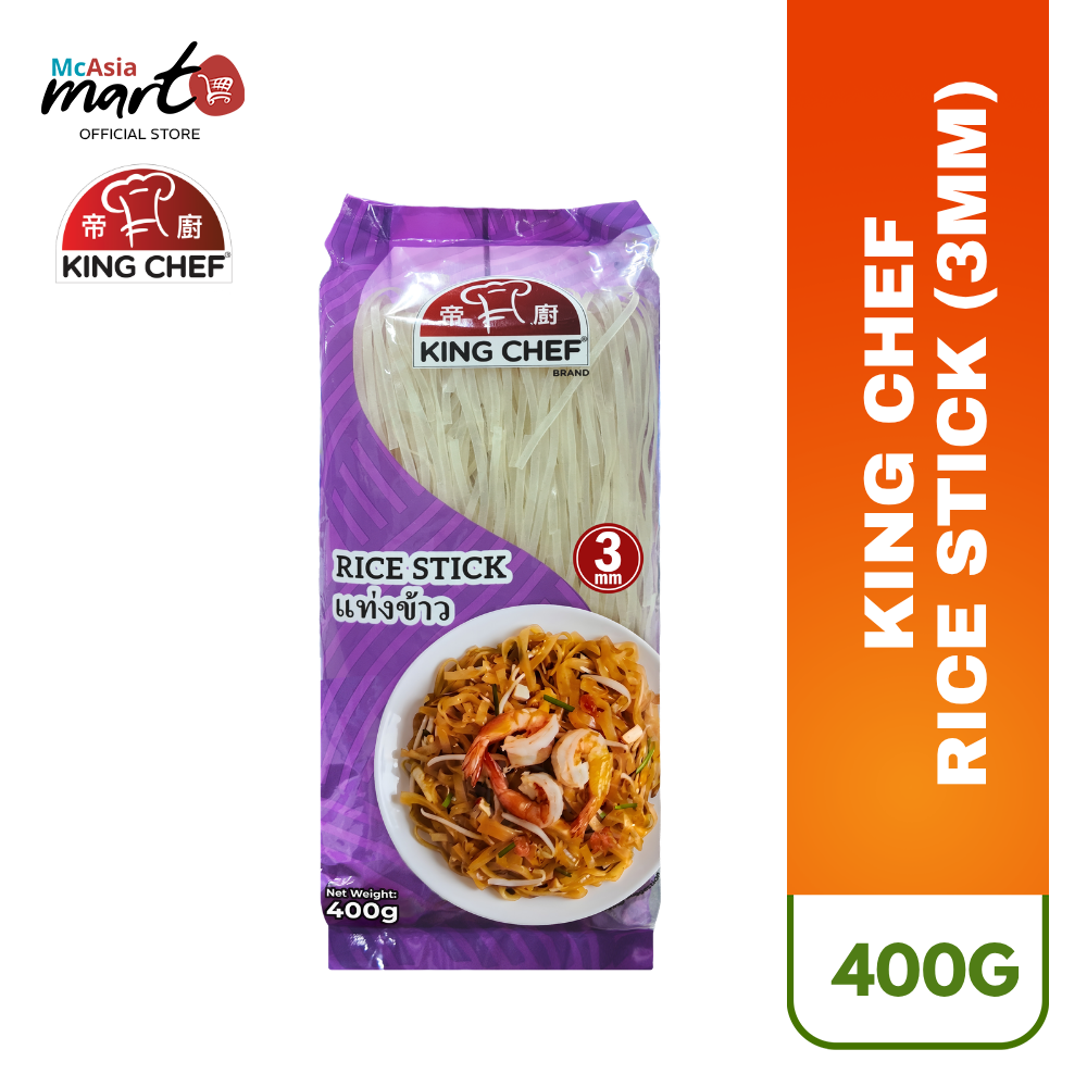 KING CHEF RICE STICK 3MM 400G - MCASIA
