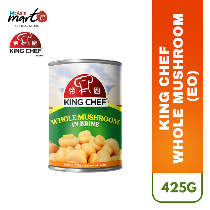 KING CHEF CANNED MUSHROOM WHOLE EASY OPEN - MCASIA