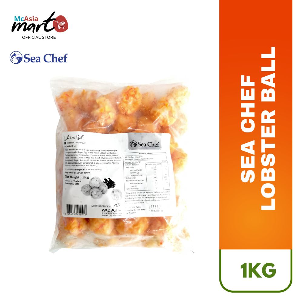 SEA CHEF LOBSTER BALL 1KG BUY 1 TAKE 1 - MCASIA