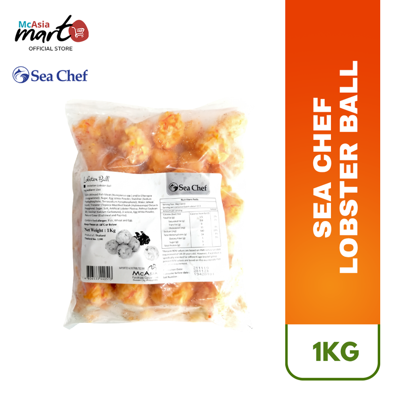 SEA CHEF LOBSTER BALL 1KG BUY 1 TAKE 1 - MCASIA