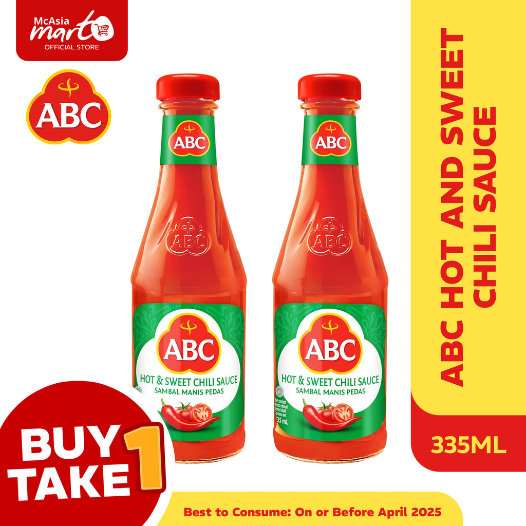 ABC HOT AND SWEET CHILI SAUCE 335ML BUY 1 TAKE 1