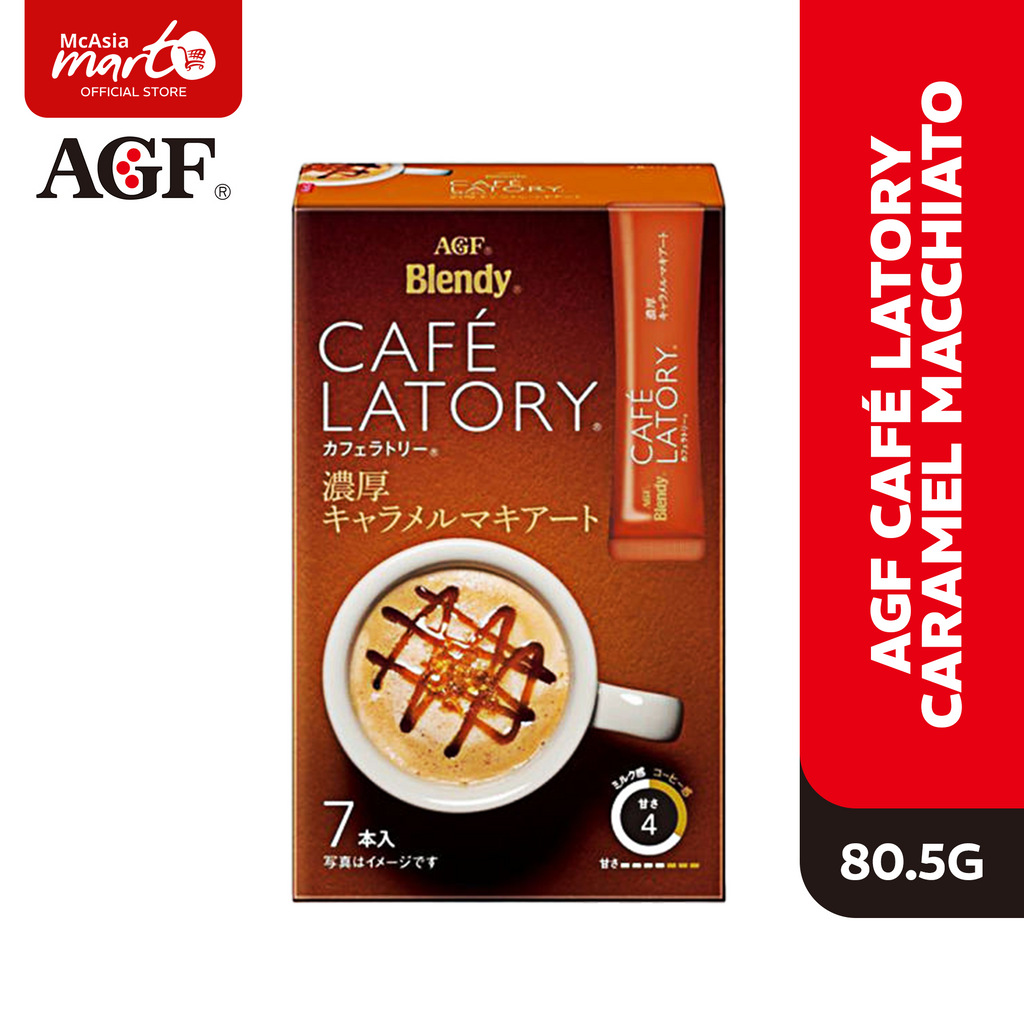 AGF CAFÉ LATORY CARAMEL MACCHIATO 80.5G
