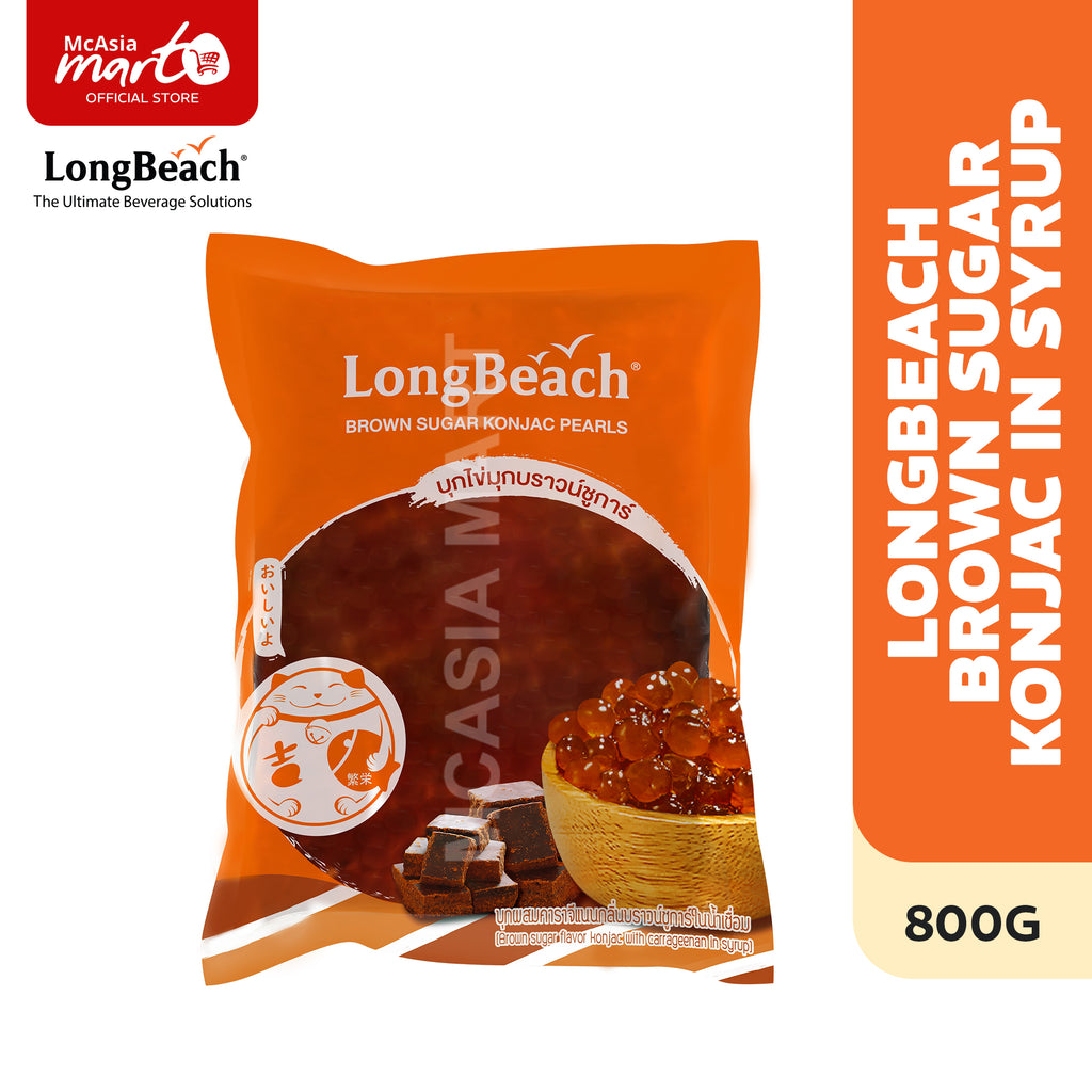LONGBEACH BROWN SUGAR KONJAC IN SYRUP 800G
