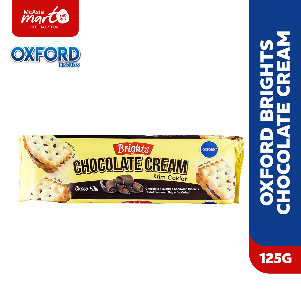 OXFORD BRIGHTS CHOCOLATE CRÈME SANDWICH 125G