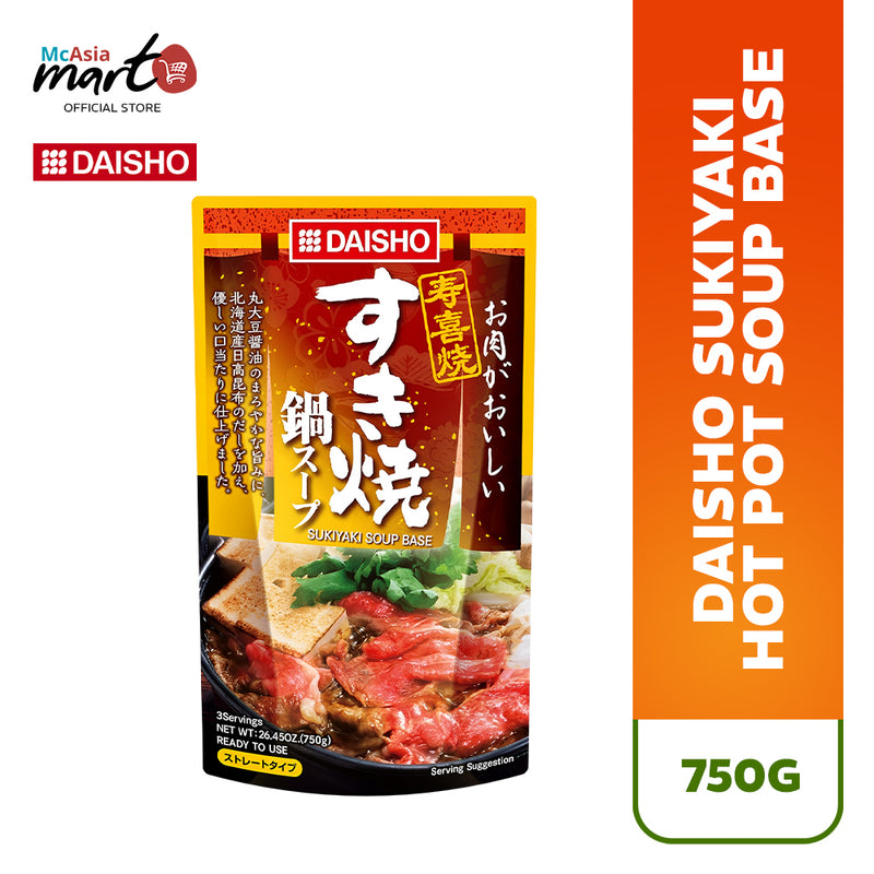 Daishio Sukiyaki Hotpot Soup Base 750g - MCASIA