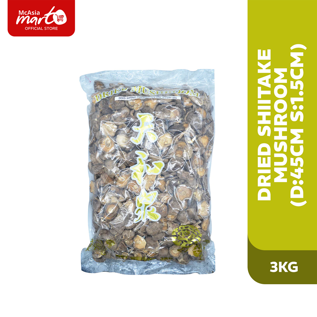 Dried Shiitake Mushroom (D:45Cm S:1.5Cm) 3Kg
