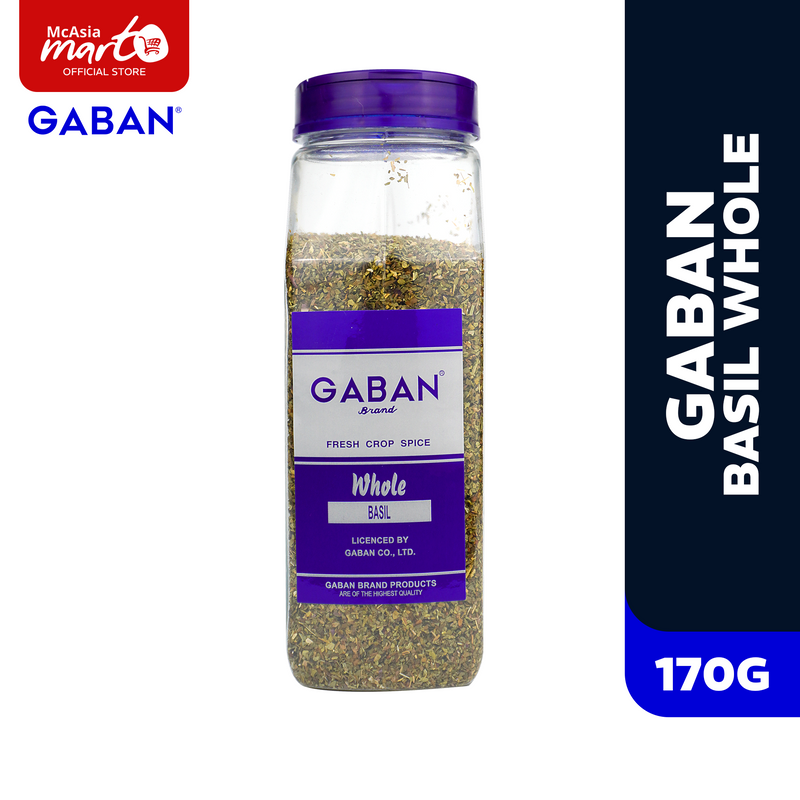 GABAN BASIL WHOLE 170G