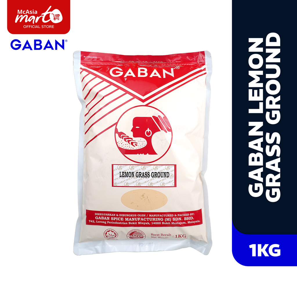 GABAN LEMON GRASS GROUND 1KG