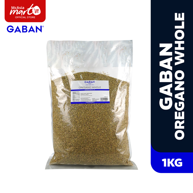 GABAN OREGANO WHOLE 1KG