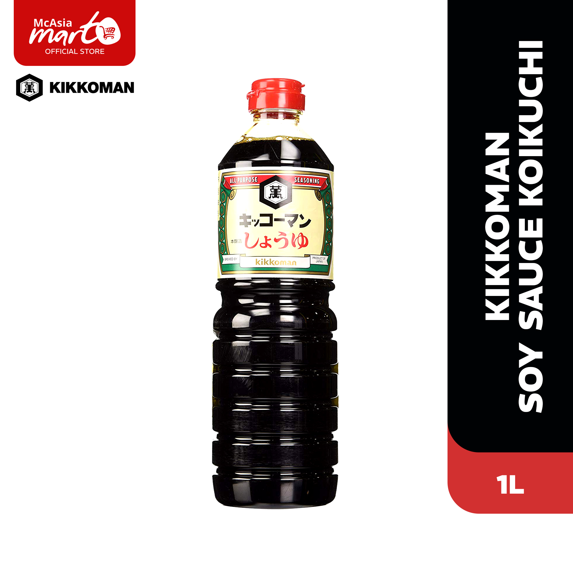 Shop Kikkoman Soy Sauce Koikuchi 1L at McAsia Mart You're GoTo Asian