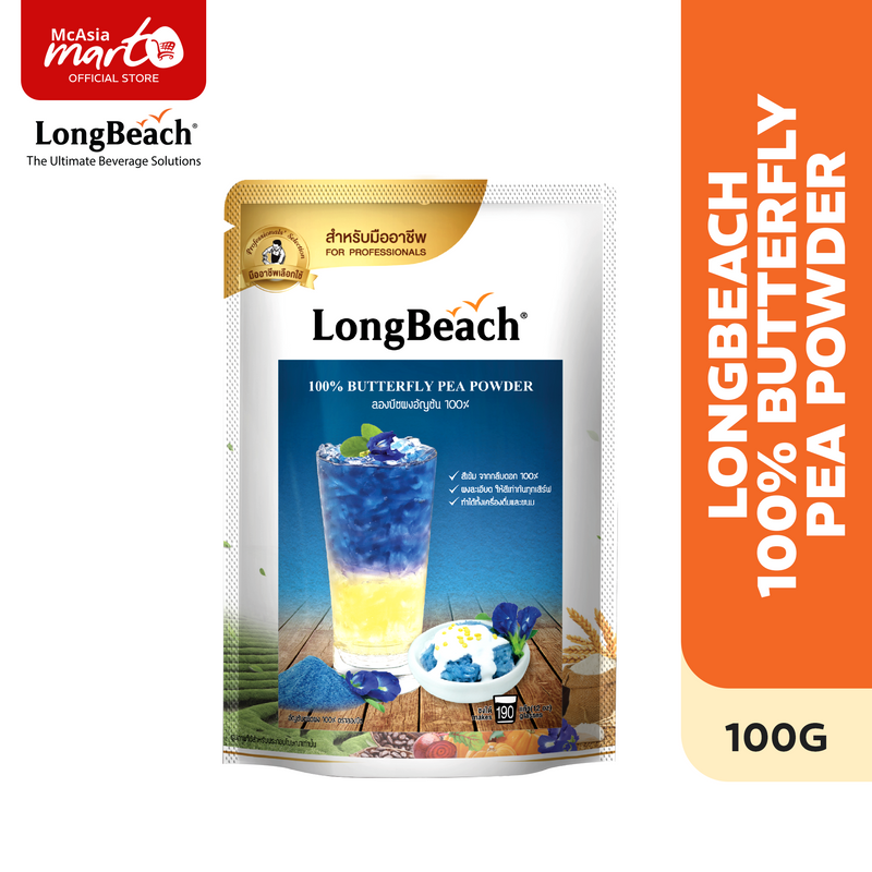 LONGBEACH 100% BUTTERFLY PEA POWDER 100 G