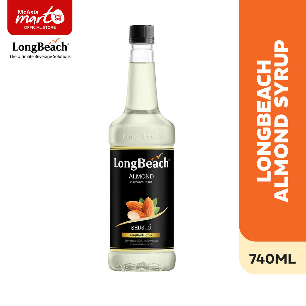 LONGBEACH ALMOND SYRUP 740 ML