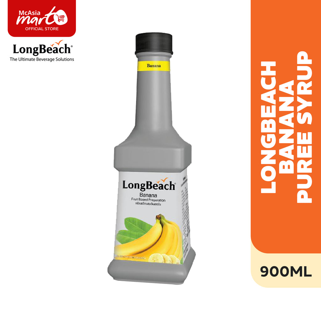 LONGBEACH BANANA PUREE SYRUP 900ML