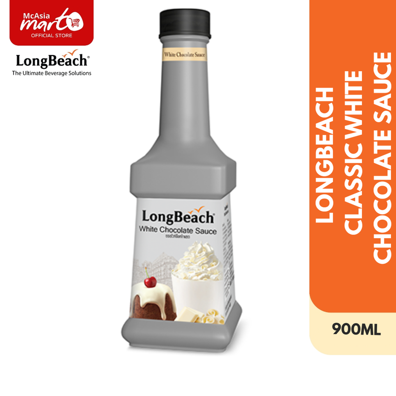 LONGBEACH CLASSIC WHITE CHOCOLATE SAUCE 900ML-MCASIA
