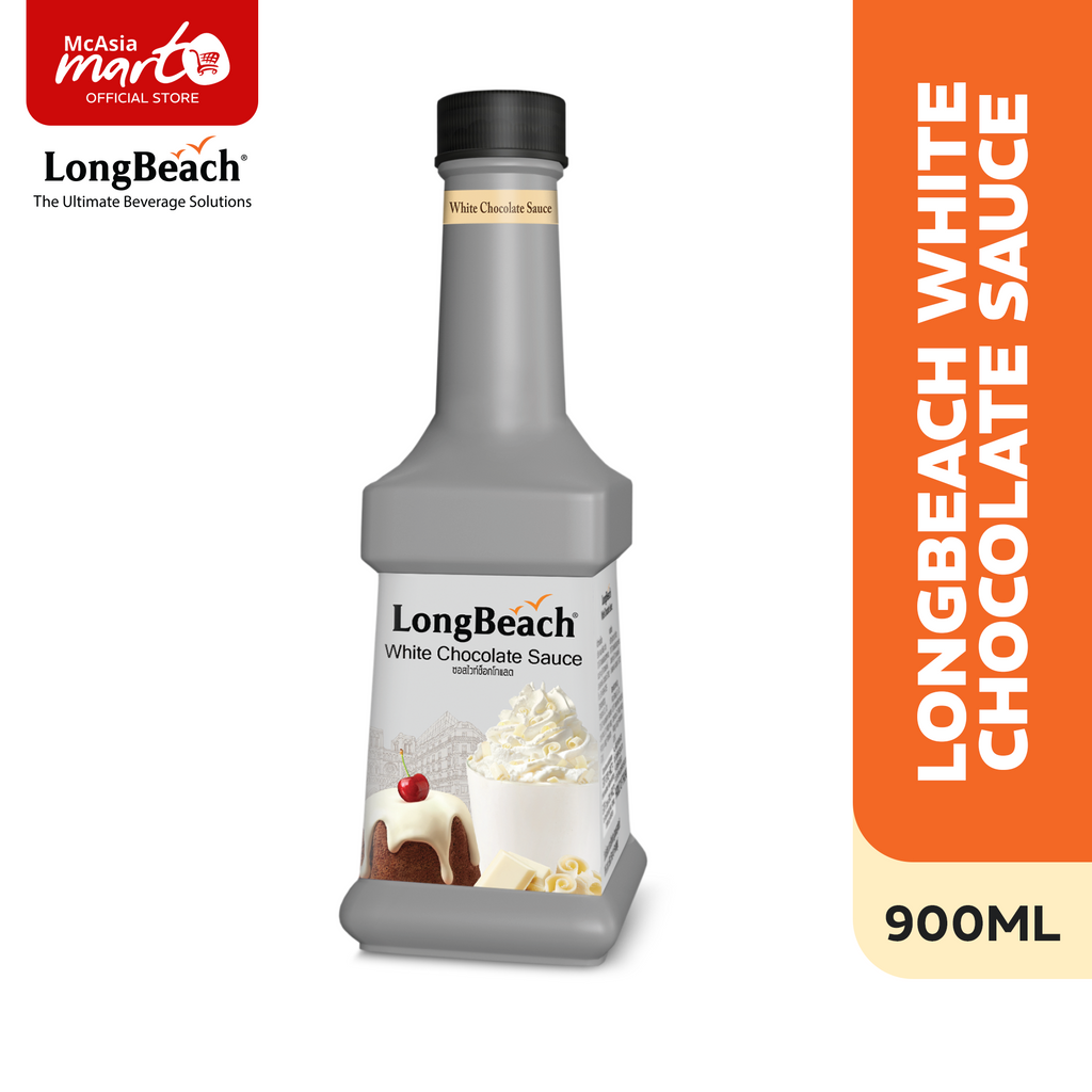 LONGBEACH WHITE CHOCOLATE SAUCE 900 ML