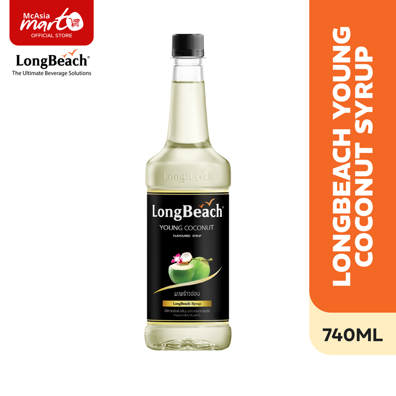 LONGBEACH YOUNG COCONUT SYRUP 740 ML