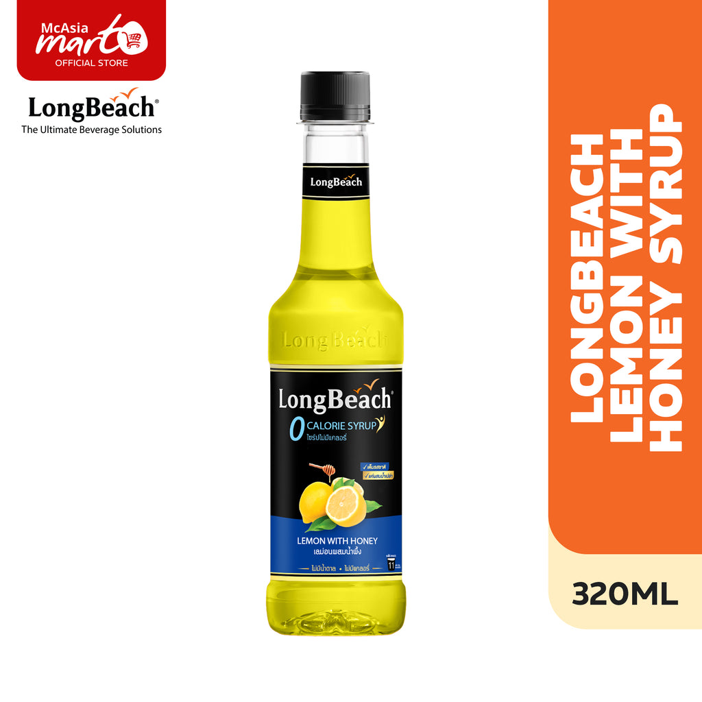 LONGBEACH LEMON WITH HONEY SYRUP 320ML