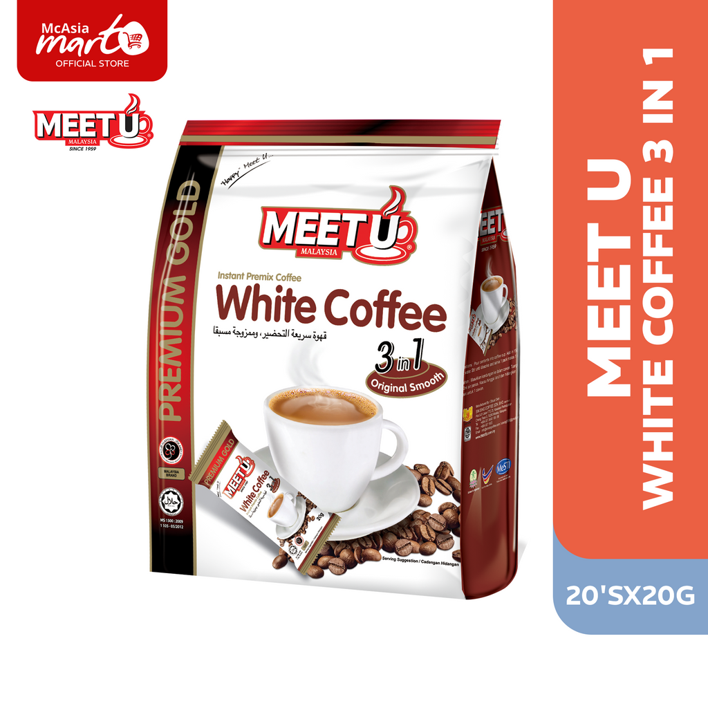 MEET U WHITE COFFEE 3IN1 (20'sx20G)
