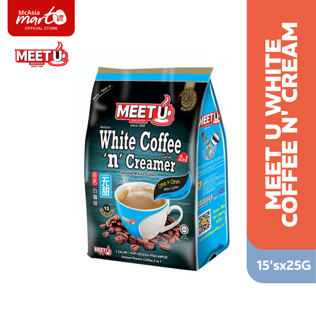 MEET U WHITE COFFEE N' CREAM (15'sx25G)