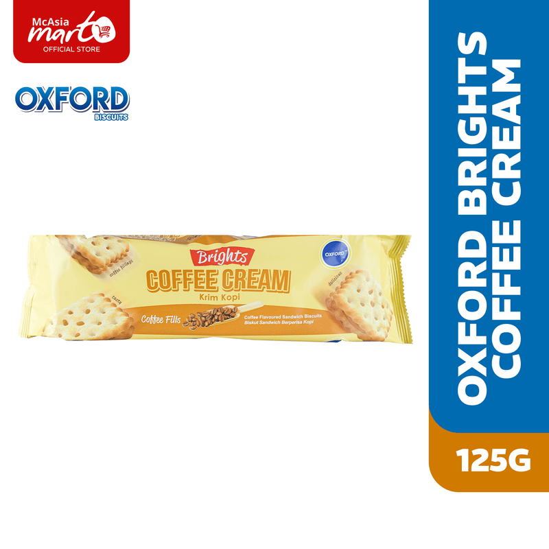 OXFORD BRIGHTS COFFEE CRÈME SANDWICH 125G