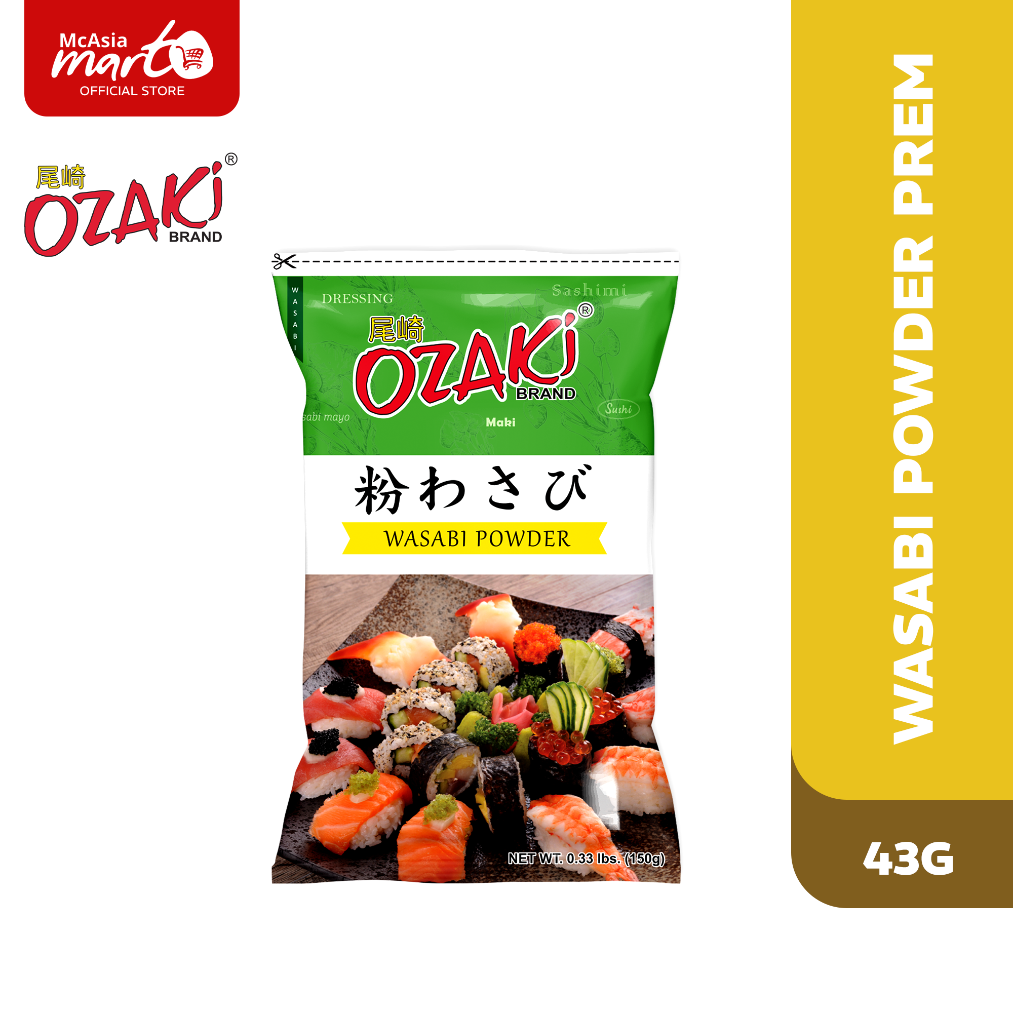 Shop Ozaki Wasabi Powder Prem. 150G at McAsia Mart You're GoTo Asian
