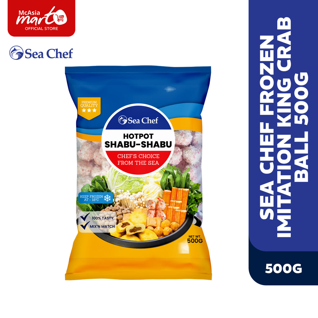 SEA CHEF FROZEN IMITATION KING CRAB BALL 500G