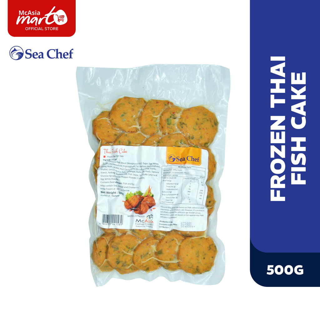 SEA CHEF FROZEN THAI FISH CAKE 500G