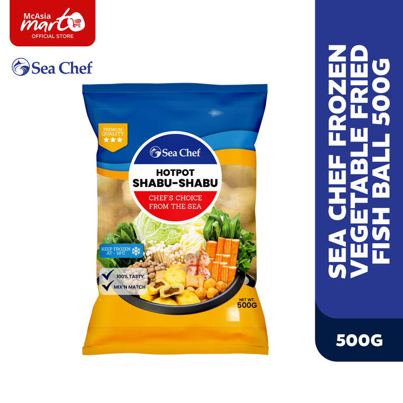 SEA CHEF FROZEN VEGETABLE FRIED FISH BALL 500G