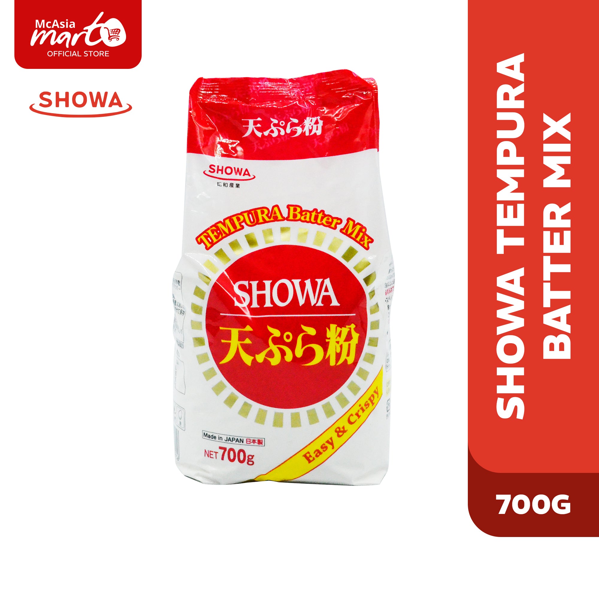 Shop Showa Tempura Batter Mix 700G at McAsia Mart You're GoTo Asian