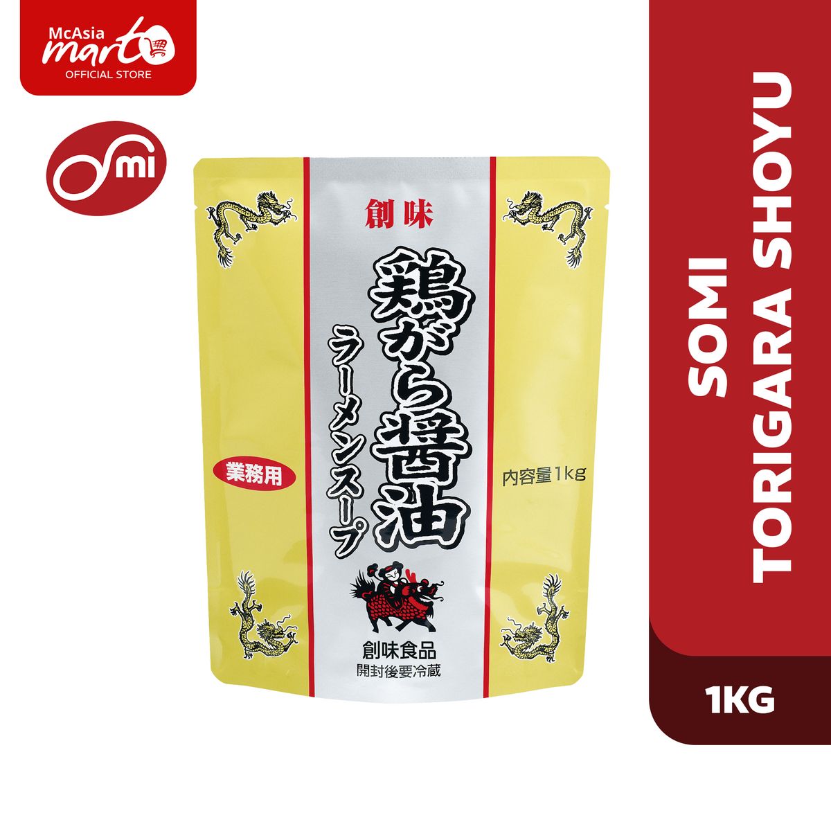 SOMI RAMEN SOUP TORIGARA SHOYU 1KG – McAsia Mart