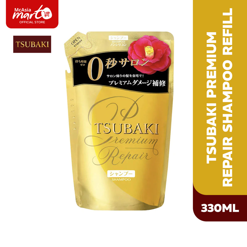 Tsubaki Premium Repair Shampoo Refill 330Ml
