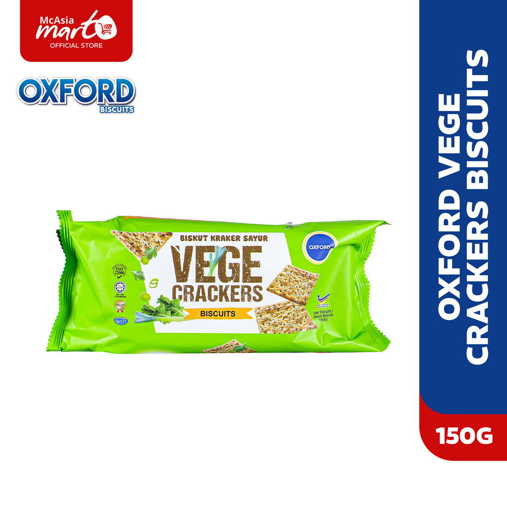 OXFORD VEGE CRACKERS 150G BUY 1 GET 1