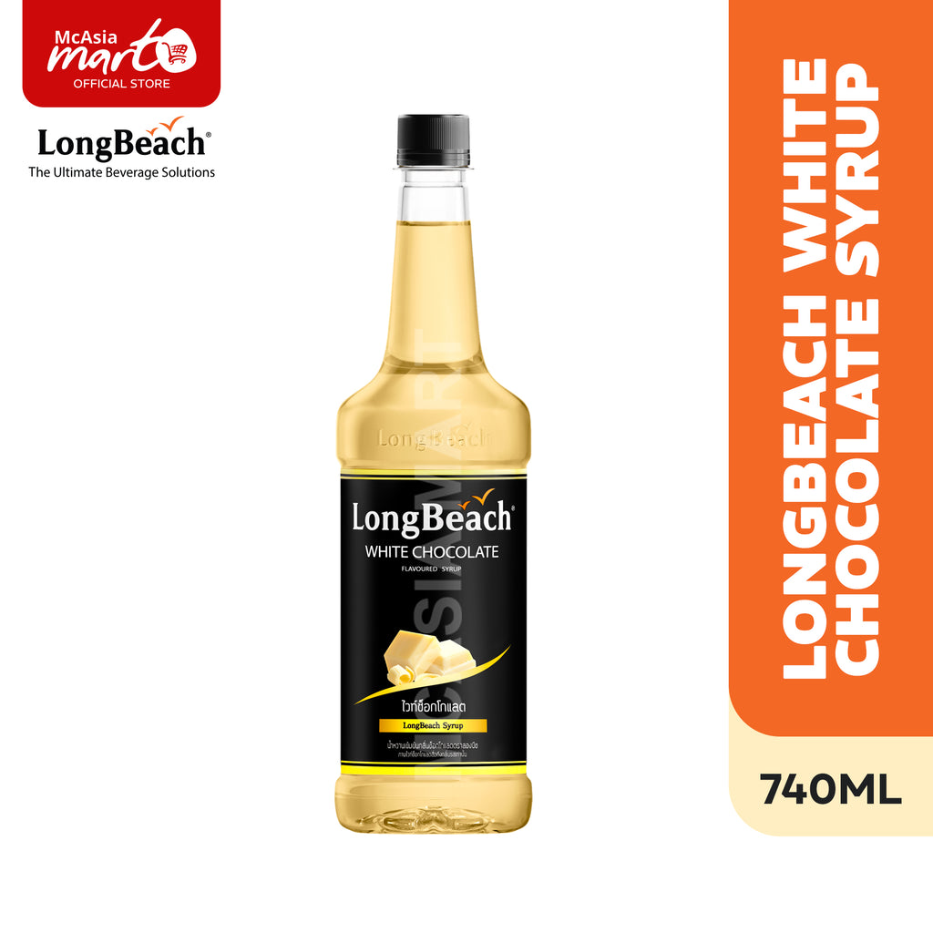 LONGBEACH WHITE CHOCOLATE SYRUP 740 ML