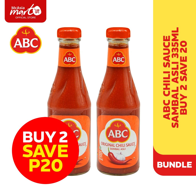 ABC CHILI SAUCE SAMBAL ASLI 335ML BUY 2 SAVE 20 - MCASIA