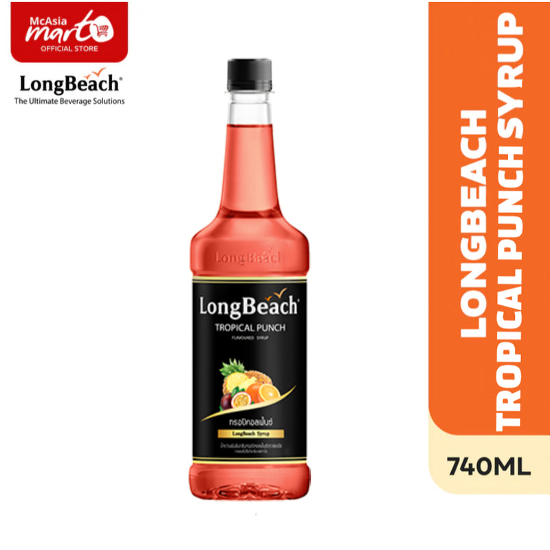 LONGBEACH TROPICAL PUNCH SYRUP 740 ML - MCASIA